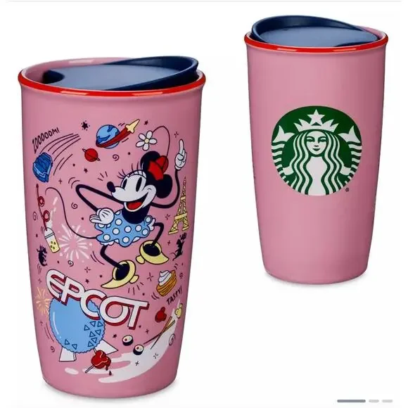 Starbucks Disney Epcot Porcelain Tumbler and Ornament Set